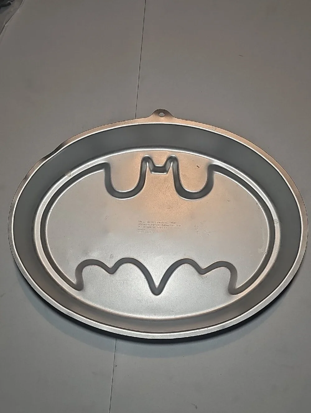 Batman Logo Cake Pan - Silver